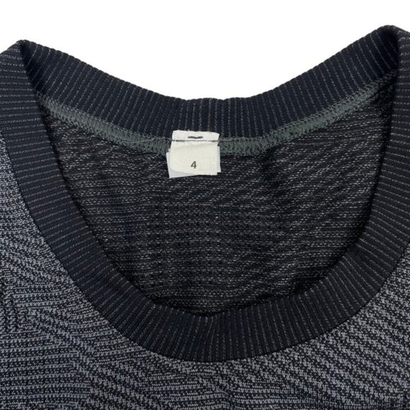 LULULEMON Swiftly Breathe Long Sleeve Vented Camo Black Gray 4 - Picture 6 of 7